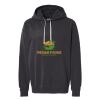 Unisex Garment-Dyed Lightweight Fleece Hooded Sweatshirt Thumbnail