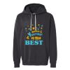 Unisex Garment-Dyed Lightweight Fleece Hooded Sweatshirt Thumbnail