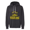 Unisex Garment-Dyed Lightweight Fleece Hooded Sweatshirt Thumbnail