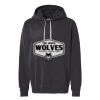 Unisex Garment-Dyed Lightweight Fleece Hooded Sweatshirt Thumbnail