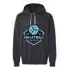 Unisex Garment-Dyed Lightweight Fleece Hooded Sweatshirt Thumbnail