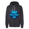 Unisex Garment-Dyed Lightweight Fleece Hooded Sweatshirt Thumbnail