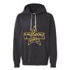 Unisex Garment-Dyed Lightweight Fleece Hooded Sweatshirt Thumbnail