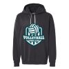 Unisex Garment-Dyed Lightweight Fleece Hooded Sweatshirt Thumbnail