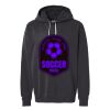 Unisex Garment-Dyed Lightweight Fleece Hooded Sweatshirt Thumbnail