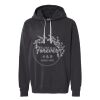 Unisex Garment-Dyed Lightweight Fleece Hooded Sweatshirt Thumbnail