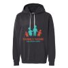 Unisex Garment-Dyed Lightweight Fleece Hooded Sweatshirt Thumbnail