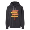 Unisex Garment-Dyed Lightweight Fleece Hooded Sweatshirt Thumbnail