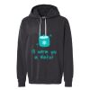 Unisex Garment-Dyed Lightweight Fleece Hooded Sweatshirt Thumbnail