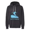 Unisex Garment-Dyed Lightweight Fleece Hooded Sweatshirt Thumbnail