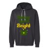 Unisex Garment-Dyed Lightweight Fleece Hooded Sweatshirt Thumbnail