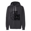 Unisex Garment-Dyed Lightweight Fleece Hooded Sweatshirt Thumbnail