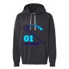 Unisex Garment-Dyed Lightweight Fleece Hooded Sweatshirt Thumbnail