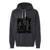 Unisex Garment-Dyed Lightweight Fleece Hooded Sweatshirt Thumbnail