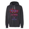 Unisex Garment-Dyed Lightweight Fleece Hooded Sweatshirt Thumbnail