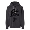 Unisex Garment-Dyed Lightweight Fleece Hooded Sweatshirt Thumbnail
