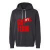 Unisex Garment-Dyed Lightweight Fleece Hooded Sweatshirt Thumbnail