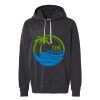 Unisex Garment-Dyed Lightweight Fleece Hooded Sweatshirt Thumbnail