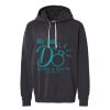 Unisex Garment-Dyed Lightweight Fleece Hooded Sweatshirt Thumbnail