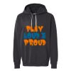 Unisex Garment-Dyed Lightweight Fleece Hooded Sweatshirt Thumbnail