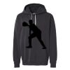 Unisex Garment-Dyed Lightweight Fleece Hooded Sweatshirt Thumbnail