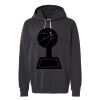Unisex Garment-Dyed Lightweight Fleece Hooded Sweatshirt Thumbnail