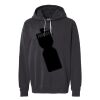 Unisex Garment-Dyed Lightweight Fleece Hooded Sweatshirt Thumbnail