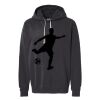 Unisex Garment-Dyed Lightweight Fleece Hooded Sweatshirt Thumbnail