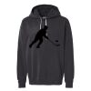 Unisex Garment-Dyed Lightweight Fleece Hooded Sweatshirt Thumbnail