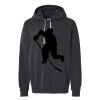 Unisex Garment-Dyed Lightweight Fleece Hooded Sweatshirt Thumbnail