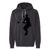Unisex Garment-Dyed Lightweight Fleece Hooded Sweatshirt Thumbnail