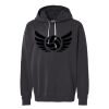 Unisex Garment-Dyed Lightweight Fleece Hooded Sweatshirt Thumbnail