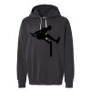 Unisex Garment-Dyed Lightweight Fleece Hooded Sweatshirt Thumbnail