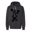 Unisex Garment-Dyed Lightweight Fleece Hooded Sweatshirt Thumbnail