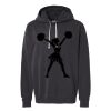 Unisex Garment-Dyed Lightweight Fleece Hooded Sweatshirt Thumbnail