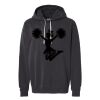 Unisex Garment-Dyed Lightweight Fleece Hooded Sweatshirt Thumbnail