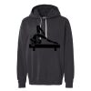 Unisex Garment-Dyed Lightweight Fleece Hooded Sweatshirt Thumbnail