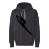 Unisex Garment-Dyed Lightweight Fleece Hooded Sweatshirt Thumbnail