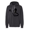 Unisex Garment-Dyed Lightweight Fleece Hooded Sweatshirt Thumbnail