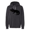 Unisex Garment-Dyed Lightweight Fleece Hooded Sweatshirt Thumbnail