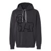 Unisex Garment-Dyed Lightweight Fleece Hooded Sweatshirt Thumbnail