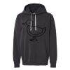 Unisex Garment-Dyed Lightweight Fleece Hooded Sweatshirt Thumbnail