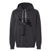 Unisex Garment-Dyed Lightweight Fleece Hooded Sweatshirt Thumbnail