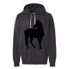 Unisex Garment-Dyed Lightweight Fleece Hooded Sweatshirt Thumbnail