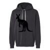 Unisex Garment-Dyed Lightweight Fleece Hooded Sweatshirt Thumbnail