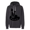Unisex Garment-Dyed Lightweight Fleece Hooded Sweatshirt Thumbnail