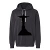 Unisex Garment-Dyed Lightweight Fleece Hooded Sweatshirt Thumbnail