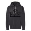 Unisex Garment-Dyed Lightweight Fleece Hooded Sweatshirt Thumbnail