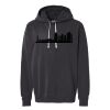 Unisex Garment-Dyed Lightweight Fleece Hooded Sweatshirt Thumbnail