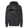 Unisex Garment-Dyed Lightweight Fleece Hooded Sweatshirt Thumbnail